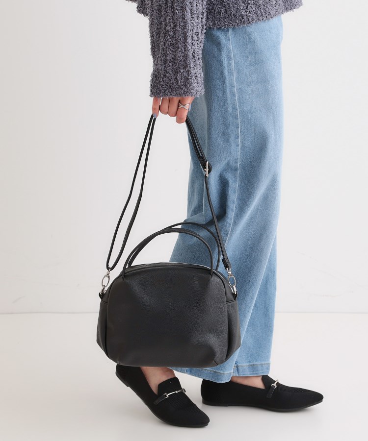 シューラルー(SHOO・LA・RUE)の2WAYボックスショルダーバッグ4
