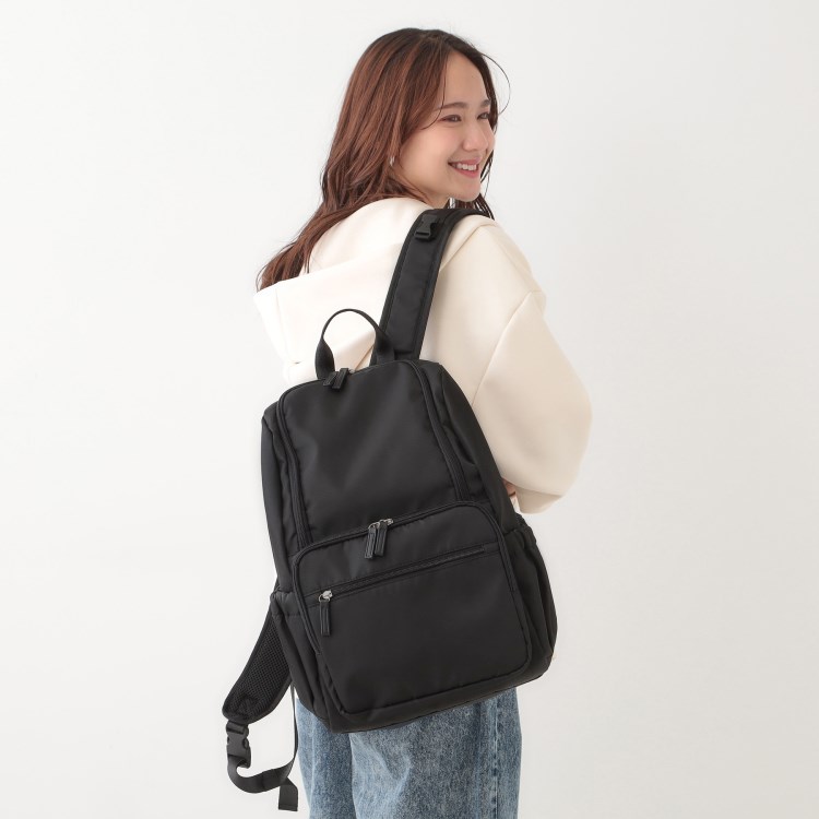 シューラルー(SHOO・LA・RUE)の【撥水】多ポケット機能リュック リュック