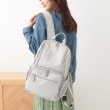 シューラルー(SHOO・LA・RUE)の【撥水】多ポケット機能リュック3