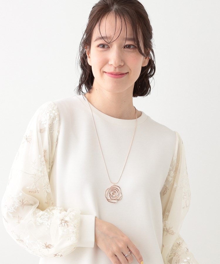 シューラルー(SHOO・LA・RUE)の【2WAY】ローズモチーフネックレス7