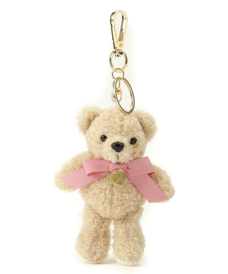 シューラルー(SHOO・LA・RUE)の【イニシャル】クママスコットチャーム ピンク(072)