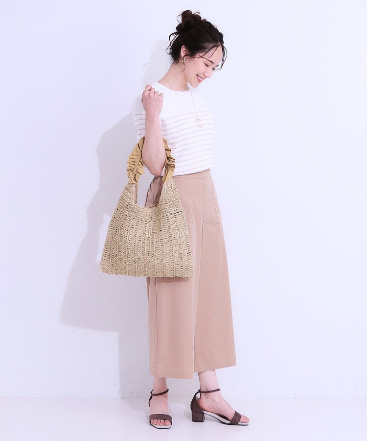 シューラルー(SHOO・LA・RUE)のペーパーフリルトートバッグ6