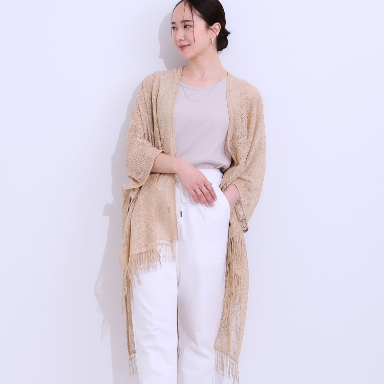 シューラルー(SHOO・LA・RUE)のスクエアレースポンチョ ポンチョ