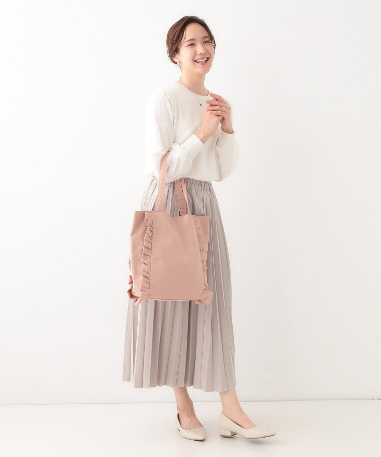 シューラルー(SHOO・LA・RUE)のフリルトートバッグ6