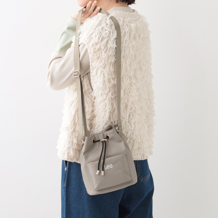 シューラルー(SHOO・LA・RUE)の【Lee別注】巾着ショルダーバッグ ショルダーバッグ