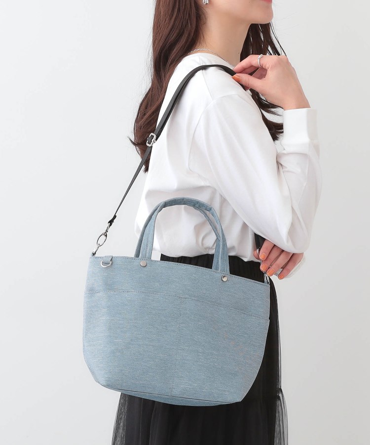 シューラルー(SHOO・LA・RUE)の【撥水】あおりポケット2WAYトートバッグ6