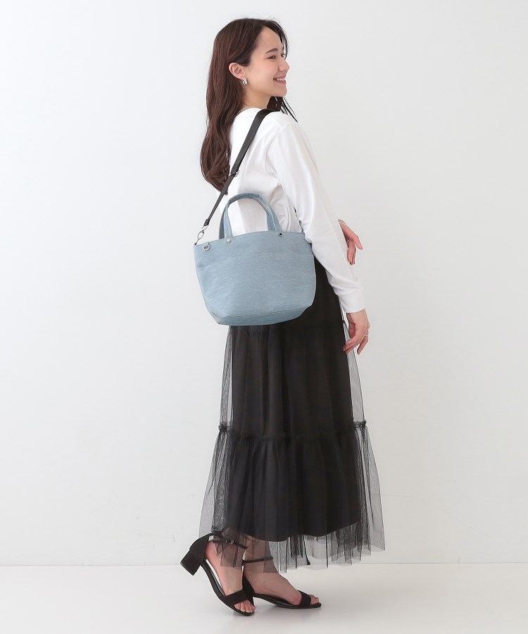 シューラルー(SHOO・LA・RUE)の【撥水】あおりポケット2WAYトートバッグ7