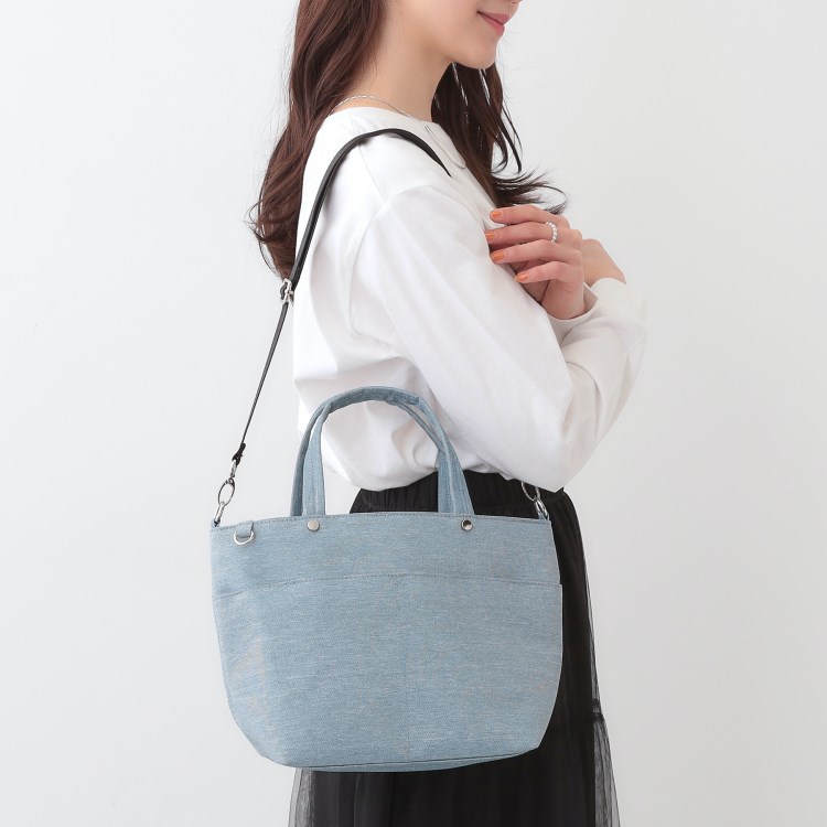 シューラルー(SHOO・LA・RUE)の【撥水】あおりポケット2WAYトートバッグ トートバッグ
