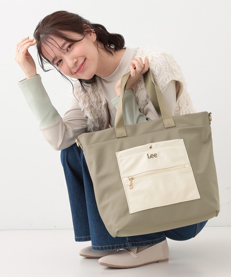 Lee別注】2WAYトートバッグ(トートバッグ) | SHOO・LA・RUE Lee別注】2WAYトートバッグ(トートバッグ) | SHOO・LA・RUE
