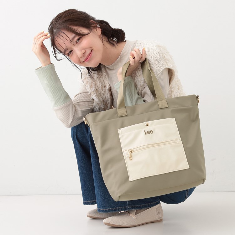 シューラルー(SHOO・LA・RUE)の【Lee別注】2WAYトートバッグ トートバッグ
