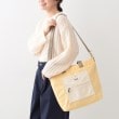 シューラルー(SHOO・LA・RUE)の【Lee別注】2WAYトートバッグ イエロー(032)