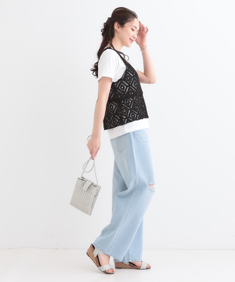 シューラルー(SHOO・LA・RUE)のプリーツミニショルダーバッグ4