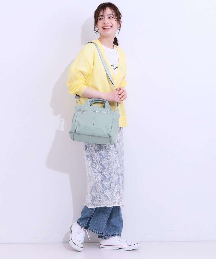 シューラルー(SHOO・LA・RUE)の【撥水】フロントポケットトートバッグ6