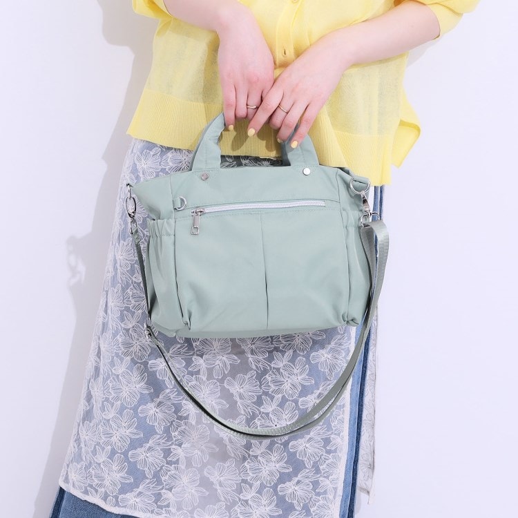 シューラルー(SHOO・LA・RUE)の【撥水】フロントポケットトートバッグ トートバッグ