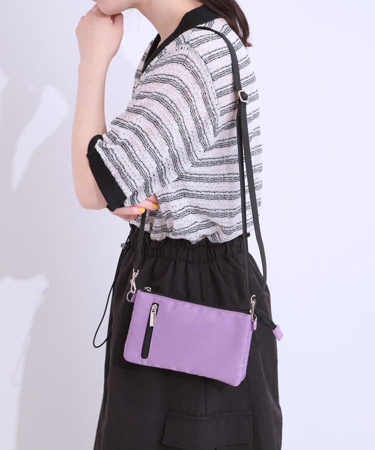 シューラルー(SHOO・LA・RUE)の【撥水】2層ミニショルダーバッグ5