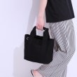 シューラルー(SHOO・LA・RUE)の【2WAY】キャンバストートバッグ ブラック(019)