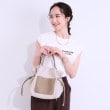 シューラルー(SHOO・LA・RUE)の【2WAY】素材コンビトートバッグ6