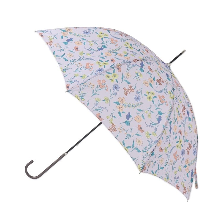 シューラルー(SHOO・LA・RUE)の【長傘/晴雨兼用/because】ボタニカルフラワーアンブレラ 長傘