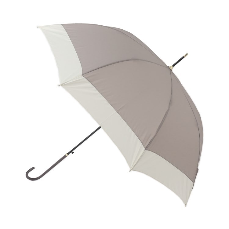 シューラルー(SHOO・LA・RUE)の【長傘/晴雨兼用/because】バイカラージャンプ傘 長傘