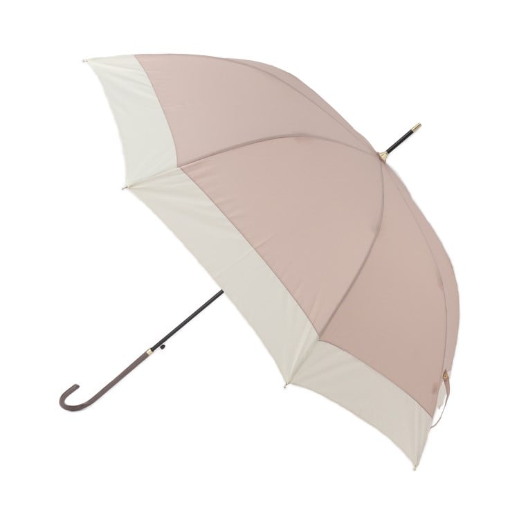 シューラルー(SHOO・LA・RUE)の【長傘/晴雨兼用/because】バイカラージャンプ傘 長傘