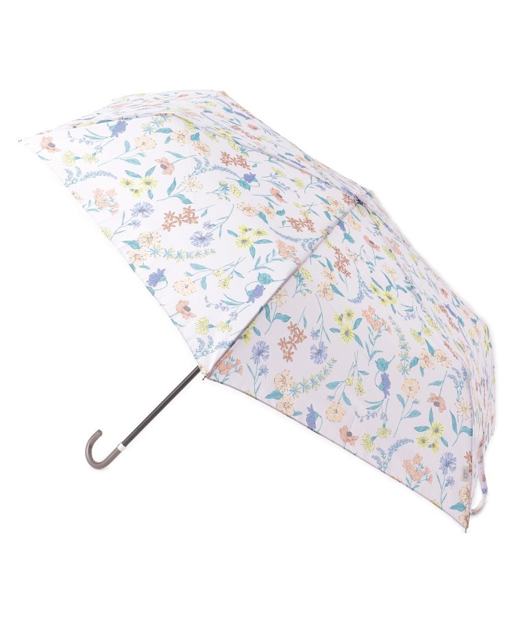 シューラルー(SHOO・LA・RUE)の【折りたたみ傘/晴雨兼用/because】 ボタニカルフラワーミニ1