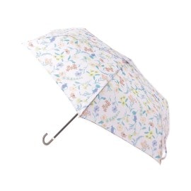シューラルー(SHOO・LA・RUE)の【折りたたみ傘/晴雨兼用/because】 ボタニカルフラワーミニ
