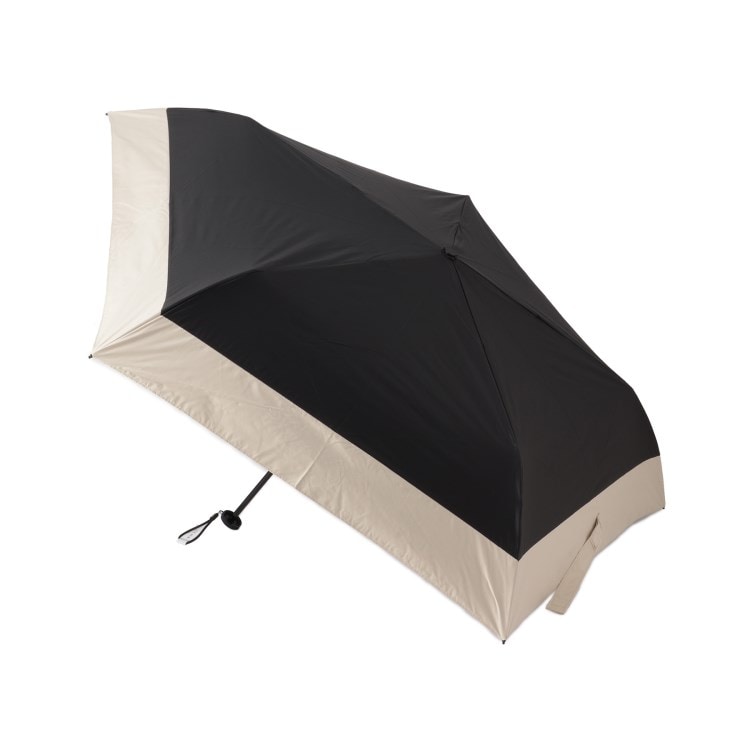 シューラルー(SHOO・LA・RUE)の【折りたたみ傘/晴雨兼用/because】 スーパーライトバイカラーミニ 折りたたみ傘