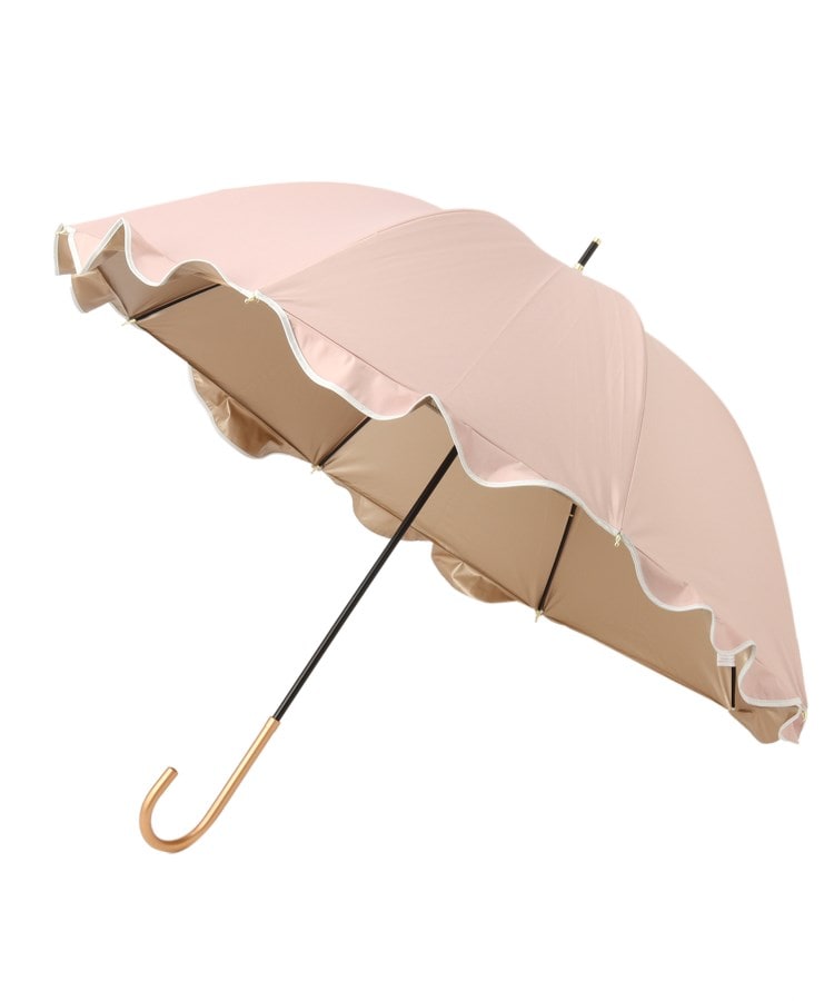 シューラルー(SHOO・LA・RUE)の【長傘/晴雨兼用】ペプラムフリルアンブレラ1
