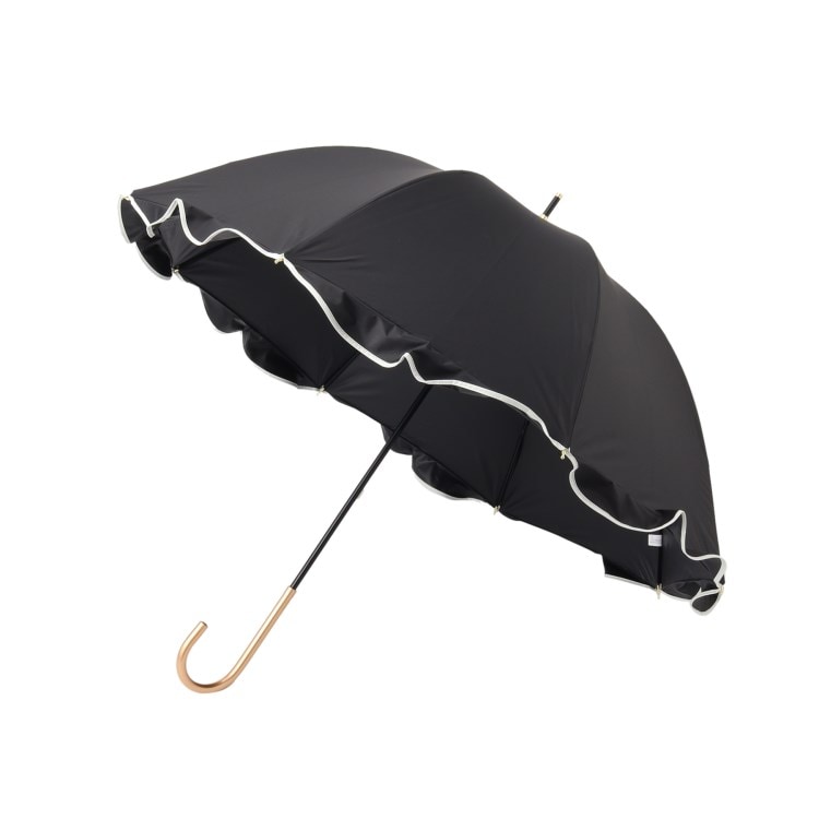 シューラルー(SHOO・LA・RUE)の【晴雨兼用】ペプラムフリルアンブレラ　【長傘】 長傘