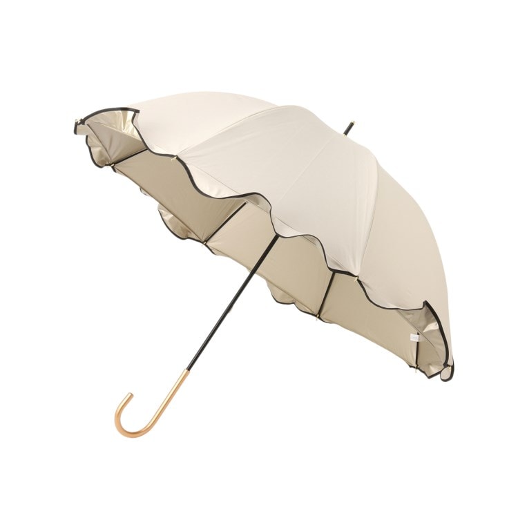 シューラルー(SHOO・LA・RUE)の【長傘/晴雨兼用】ペプラムフリルアンブレラ 長傘