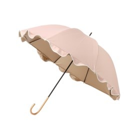 シューラルー(SHOO・LA・RUE)の【晴雨兼用】ペプラムフリルアンブレラ　【長傘】