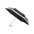 シューラルー(SHOO・LA・RUE)の【折りたたみ傘/晴雨兼用／遮熱】 配色ミニアンブレラ ブラック(519)