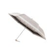 シューラルー(SHOO・LA・RUE)の【折りたたみ傘/晴雨兼用／遮熱】 配色ミニアンブレラ ベージュ(552)