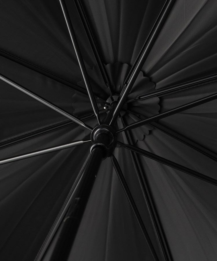 シューラルー(SHOO・LA・RUE)の【長傘/晴雨兼用/because】遮光バイカラーパラソル3
