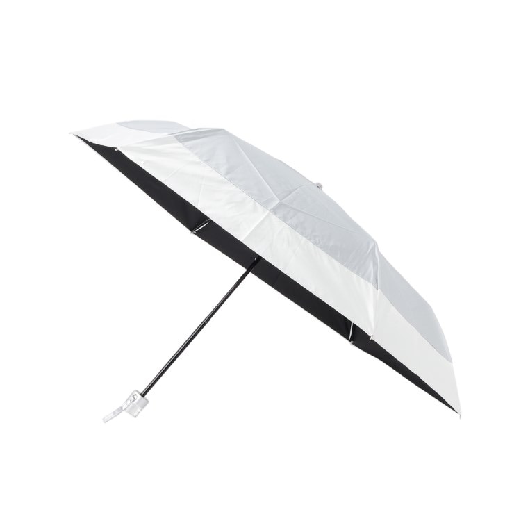 シューラルー(SHOO・LA・RUE)の【折りたたみ傘/晴雨兼用/because】パールブバイカラー 折りたたみ傘