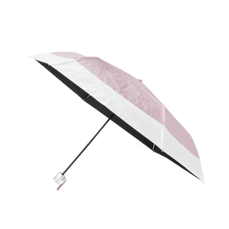 シューラルー(SHOO・LA・RUE)の【because】パールブバイカラー折り畳み傘 折りたたみ傘