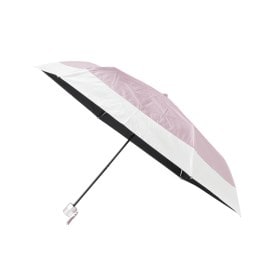 シューラルー(SHOO・LA・RUE)の【折りたたみ傘/晴雨兼用/because】パールブバイカラー