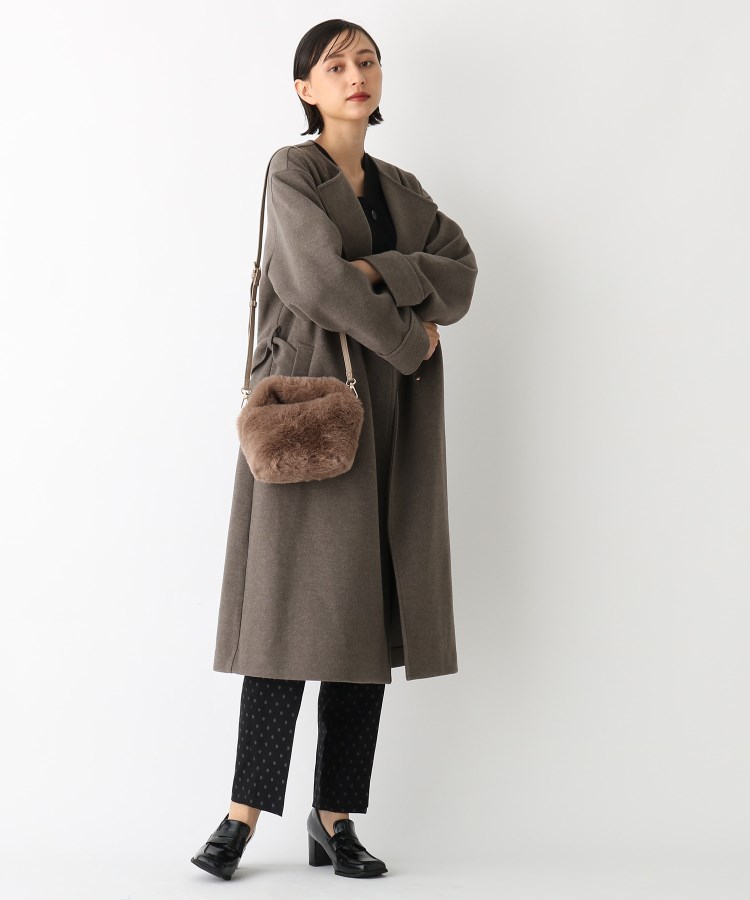 ◇ミニマルフェイクファーショルダーバッグ【2WAY】(ショルダー ◇ミニマルフェイクファーショルダーバッグ【2WAY】(ショルダー