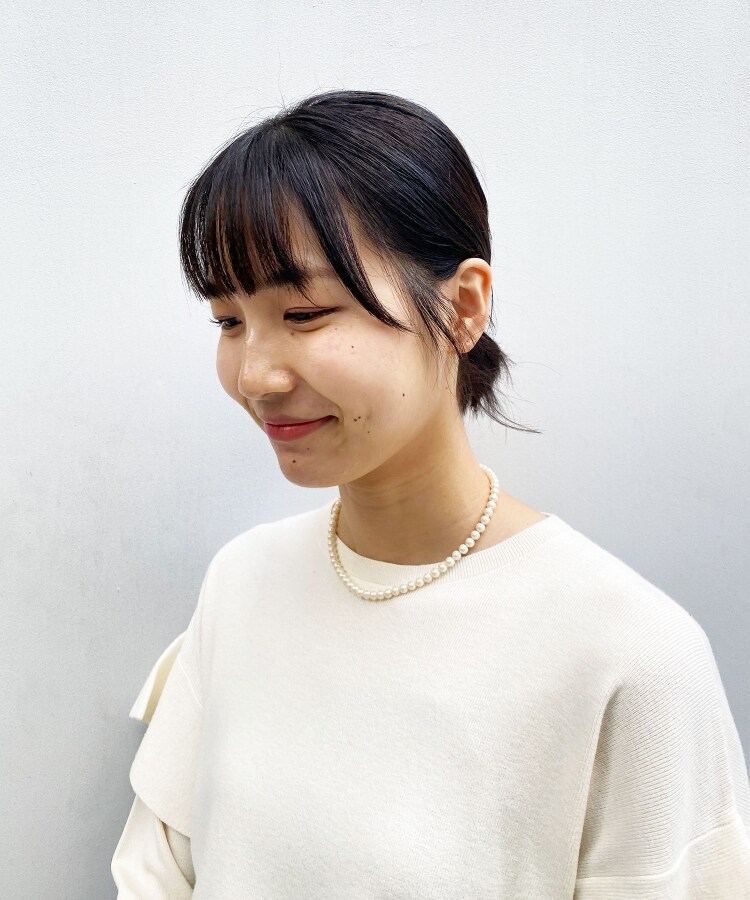 ガラス調フェイクパールネックレス【日本製】(ネックレス) | OPAQUE