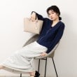 オペークドットクリップ(OPAQUE.CLIP)の【2WAY／通勤対応】バイカラースムース合皮ミドルバッグ18
