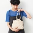 オペークドットクリップ(OPAQUE.CLIP)の【長さ調整可能】キルティング巾着ショルダーバッグ10