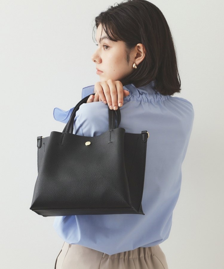 2WAY/通勤対応】3層ミドルトートバッグ(トートバッグ 2WAY/通勤対応】3層ミドルトートバッグ(トートバッグ