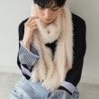 オペークドットクリップ(OPAQUE.CLIP)のシャギーマフラー3