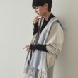 オペークドットクリップ(OPAQUE.CLIP)の大判チェックストール4