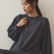 オペークドットクリップ(OPAQUE.CLIP)のリボン×メタル スライドネックレス6