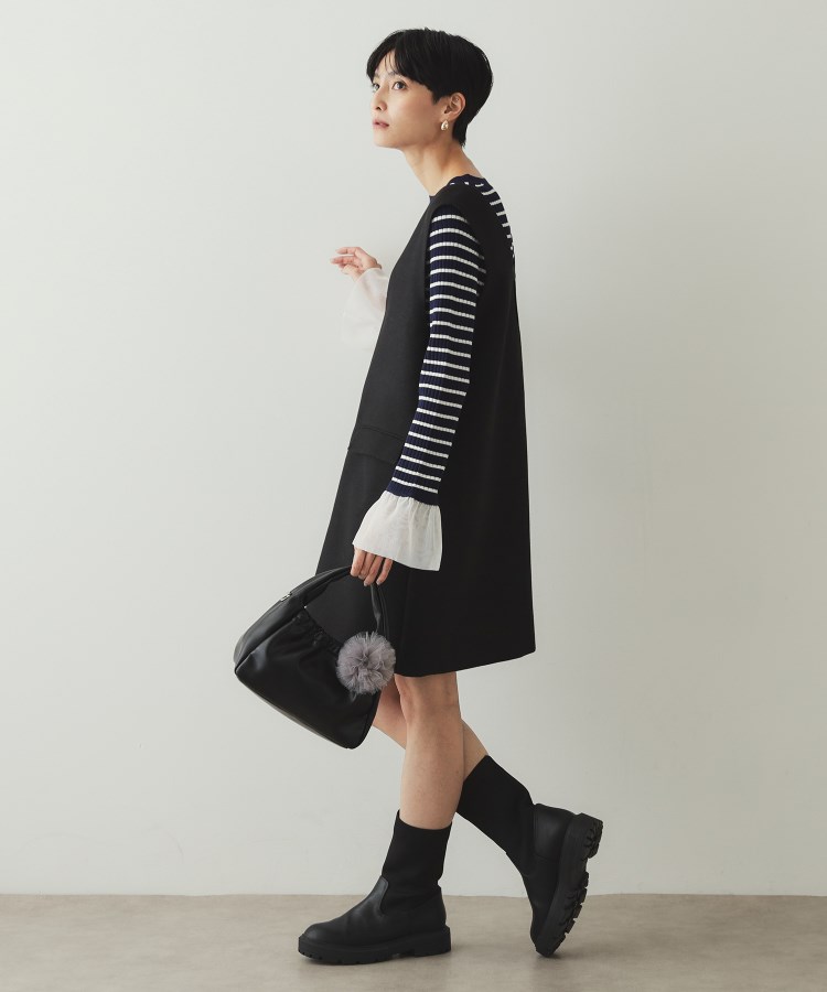 2WAY】チュールチャーム付きミニショルダーバッグ(ショルダー 2WAY】チュールチャーム付きミニショルダーバッグ(ショルダー