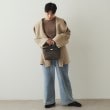 オペークドットクリップ(OPAQUE.CLIP)の【2WAY】ボアトリミングスクエアデザインバッグ6