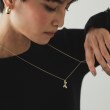 オペークドットクリップ(OPAQUE.CLIP)のメタルリボンネックレス4