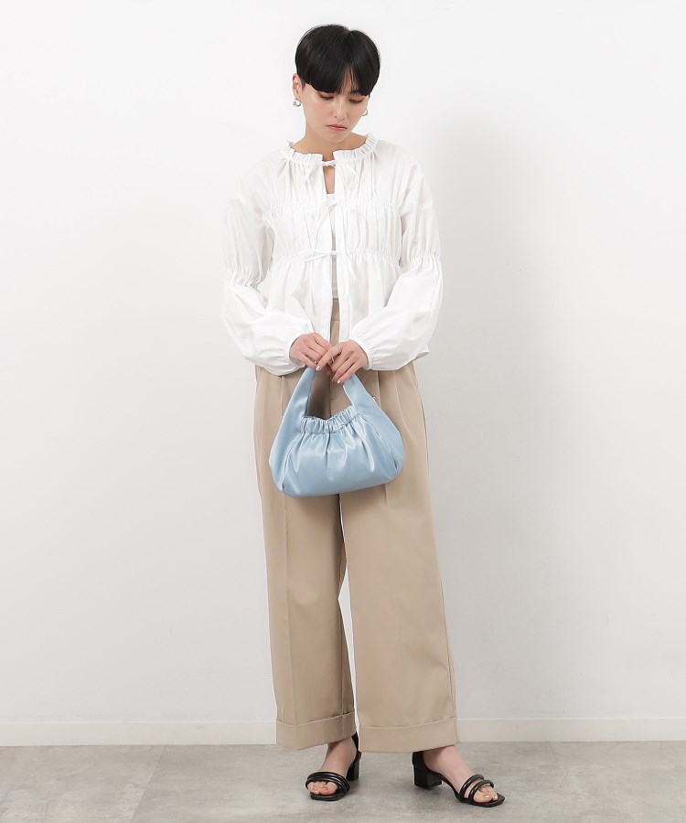 2WAY】サテンデザインショルダーバッグ(ショルダーバッグ 2WAY】サテンデザインショルダーバッグ(ショルダーバッグ