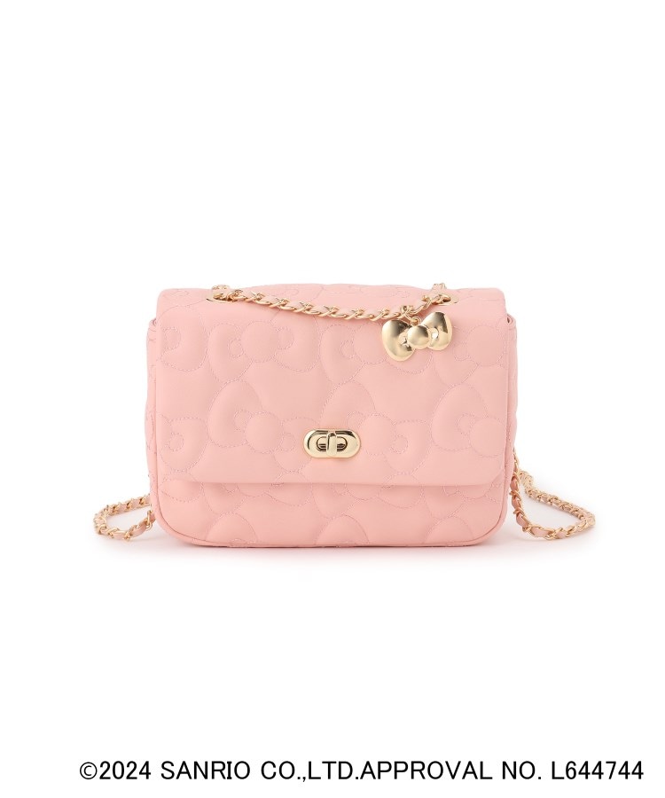 ◇【ハローキティコラボ】リボンキルティングショルダーバッグ ◇【ハローキティコラボ】リボンキルティングショルダーバッグ